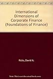 International dimensions of corporate finance