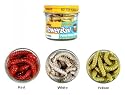 Berkley PowerBait 1" Power Honey Worm for Trout and Panfish Color: Yellow (EBPHWY)