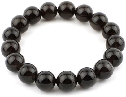 Limited Sales Promotion O-stone Ice Obsidian Bracelet 12mm Meditation Mala Grounding Stone Protection
