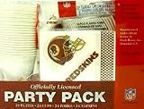 Washington Redskins 96 Piece Plastic Dinnerware Set by Duck House Sports