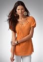 Chadwicks Beaded Babydoll Top