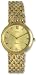 Geneve 14kt Solid Gold Mens Luxury Swiss Watch Gold Tone Dial Quartz 14k GW1200A