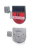 Techko S090 Indoor Magnetic Sensor Entry Alarm, Solar Powered, Ultra Slim Design