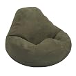 Moss Adult Urban Suede Beanbag By Elite Furniture