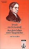 Produkt-Bild: Aus dem Leben eines Taugenichts. (Mit Materialien).