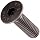 Class 12.9 Steel Socket Cap Screw, Plain Finish, Flat Head, Internal Hex Drive, Meets DIN 7991, 20mm Length, Fully Threaded, M6-1 Metric Coarse Threads (Pack of 100)
