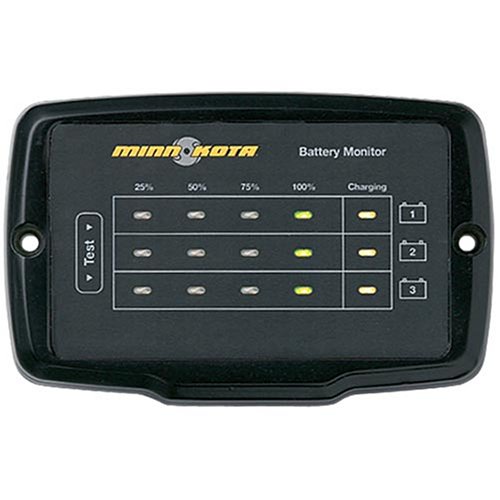 SportingGoods: Minn Kota MK BM 3 Three Bank Remote Battery Monitor
