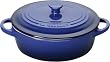 Le Creuset Stoneware 12-Ounce Mini Oval Cocotte, Cobalt