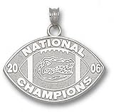 Florida Gators 2006 BCS National Champions 1/2 Sterling Silver Pendant