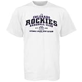 Majestic Colorado Rockies White Fan Club T-shirt at Majestic