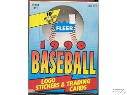 1990 Fleer Baseball Cards Box (36 packs/box, possible Sosa Rookie!)