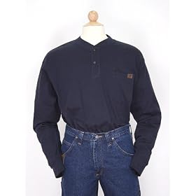 RIGGS WORKWEAR by Wrangler Mens Long Sleeve Henley by Wrangler