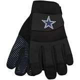 NFL McArthur Dallas Cowboys Black Deluxe Utility Work Gloves
