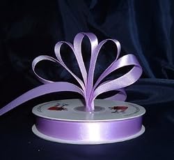 Ribbon - Satin Ribbon- 5/8" Single Face 50 Yards (150 FT) - Lavender - Sewing - Craft - Wedding Favors