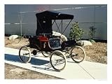 1902 Oldsmobile Curve Dash Art Photographic Poster Print, 16x12