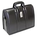McKleinUSA Morgan 83345 V Series 17-Inch Litigator Full Grain Oil Tanned Leather Laptop Brief (Black)