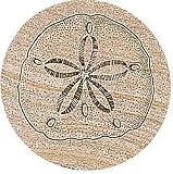 Thirstystone 4-pc. Sand Dollar Coaster Set BROWN 4 Piece Set