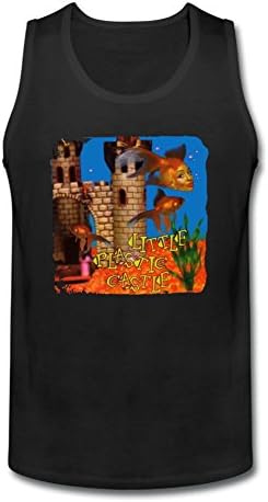 TIMILLER Men's Ani DiFranco Little Plastic Castle Tank Top Size XXL Black