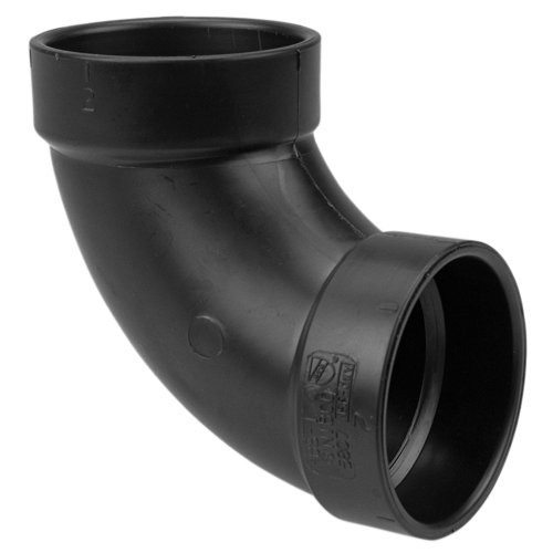 NIBCO 5807 Series ABS DWV Pipe Fitting, 90 Degree Elbow, 2