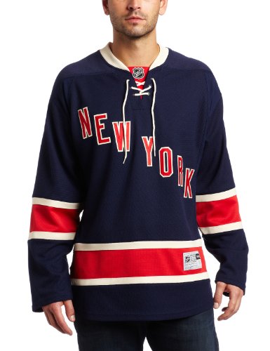 NHL Men's New York Rangers Reebok Edge Premier Team Jersey - 7185A5W9Hpjnyr (Navy, Medium)
