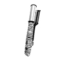 InStyler� Rotating Iron 1 White Zebra