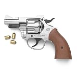 Starter Pistol - 9mm Replica .357 Detective Snub Revolver Nickel