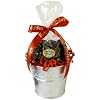 Large Coal Filled Tin Bucket