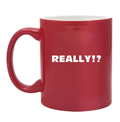 The Gags-REALLY!? 11 Ounce-Funny Novelty Two Tone Ceramic Coffee Mug- For Stupid, Ridiculous and Annoying People..From The Gag