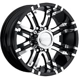 American Eagle 197 18x9 Super Finish Black Wheel / Rim 6x5.5 with a -11mm Offset and a 108.20 Hub Bore. Partnumber 19729966