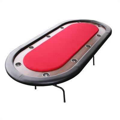 Ultimate Poker Table - Red Felt