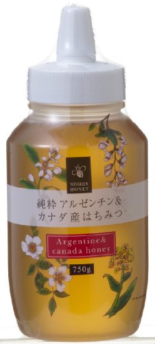 日新蜂蜜 純粋アルゼンチン&カナダ産 はちみつ 750g