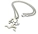 Hatchet Girl (TM) Stainless Steel Micro Pendant 24