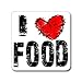 I Love Heart FOOD - Window Bumper Laptop Sticker