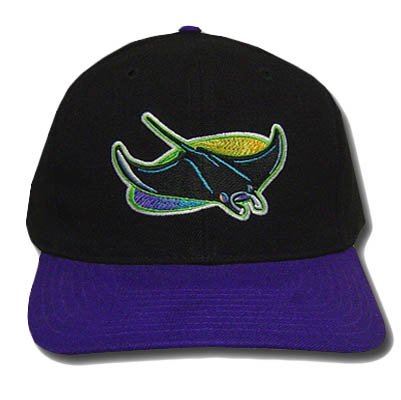 MLB TAMPA DEVIL RAYS BLACK COTTON INFANT KIDS CAP HAT