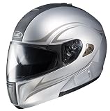 HJC IS-Max BT Modular Motorcycle Helmet MC-10 Silver Large L 960-904