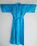 Embroidered Silk Kimono Robe (K268TF)