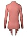BIADANI Women Classic Hi-Low Open Front Lightweight Soft Drape Rayon Cardigan (S-5X)