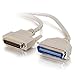 C2G/Cables to Go 06094 IEEE-1284 DB25 Male to Centronics 36 Male Parallel Printer Cable (50 Feet, 15.24 Meters)