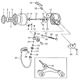ダイワ(Daiwa) カルディア 2506 パーツ:ローラーボールベアリング(部品No.022) 10E:088