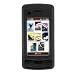 Amzer Rubberized Snap On Crystal Hard Case for Verizon LG  enV Touch VX11000 (Black)