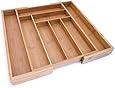 Culina Bamboo Utensils Drawer. Expandable, 18" x 12.75" X 2"