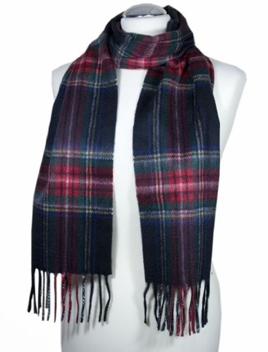 PASSIGATTI Unisex - Erwachsene Schals & T&uuml;cher, kariert 23296, Gr. one size, Mehrfarbig (3 Preisvergleich