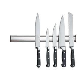 Kitchen Craft Deluxe Cast Magnetic Knife Rack 30cm (12"), Sleeved