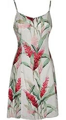 Rayon Empire Princess Seams   Waistline Fitted Above the Knee Short General Print Mini Dress 