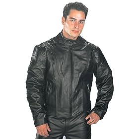 Classic Mens Premium Top Grade Leather Speedster Motorcycle Jacket with Zip-Out Lining - Color : black - Size : 4XL