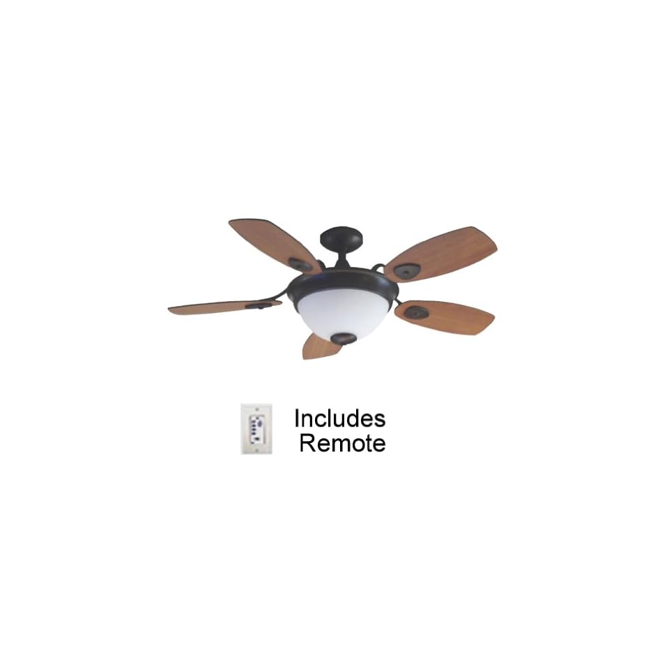 44 Inch Ceiling Fan With Light Remote Has Up To 33 More Light 180