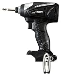 日立工機 14.4V コードレスインパクトドライバー 充電式 ブラック 蓄電池・充電器別売り 本体のみ WH14DBEL(NN)