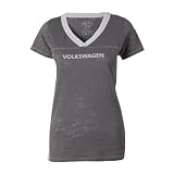 Genuine Volkswagen Ladies' Boyfriend Jersey -Gray - Size Medium by Volkswagen