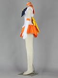 Japanese Anime Sailor Moon Cosplay Costume - Sailor Venus Aino Minako Uniform 1st Version Set Small