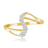 1 4 Ctw Diamond Journey Jewelry Ring In Yellow Gold (101791)